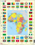Afrika (politická + vlajky) KL3