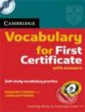Kniha: Cambridge Vocabulary for First Certificate with answers (Cambridge University Press)