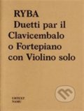 Jakub Jan Ryba: Duetti par il Clavicembalo o Fortepiano con Violino solo - Vít Havlíček, Akademie múzických umění, 2017