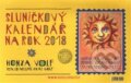 Sluníčkový kalendář 2018 - stolní - Honza Volf, Honza Volf (ilustrácie), Nakladatelství jednoho autora, 2017