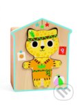 Spoločenská hra: Drevené puzzle – Dressup-mix (Djeco). Djeco, 2019