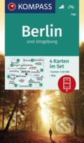 Berlin und Umgebung ( sada 4 map )  700, MAIRDUMONT, 2019