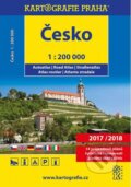 Česko: Autoatlas/1:200 000, Kartografie Praha, 2017