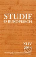 Kniha: Studie o rukopisech 44 (Masarykův ústav AV ČR). Masarykův ústav AV ČR, 2016
