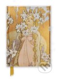 Journal - Mucha, Flowers - Lilly - Alfons Mucha, Flame Tree Publishing, 2014
