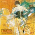 Nástěnný kalendář - Henri Toulouse - Lautrec 2016, 2015