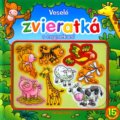Kniha: Veselé zvieratká s magnetkami (Vnímavé deti). Vnímavé deti, 2009