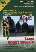 Šariš, Horný Zemplín 1:100 000 - cykloturistická mapa č. 4 - Kolektív autorov, VKÚ Harmanec, 2002