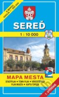 Sereď 1:10 000 (Autorský kolektív). VKÚ Harmanec, 2001