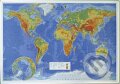 Svet - nástenná mapa, lištovaná 1:20 000 000, VKÚ Harmanec, 2001