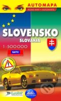 Slovensko 1:500 000, Mapa Slovakia, 2009