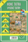 Hohe Tatra/Vysoké Tatry 1:25 000 - turistická mapa č. 2, VKÚ Harmanec, 2009