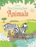 Kniha: First Colouring Book: Animals (Jessica Greenwell). Usborne, 2017