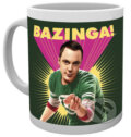 Biely keramický hrnček The Big Bang Theory: Sheldon Bazinga, , 2018