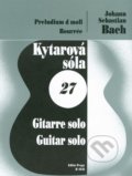 Kniha: Preludium d moll,  Bourrée (Johann Sebastian Bach). Bärenreiter Praha, 2009