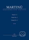 Nonet č. 2 H. 374, studijní partitura TP 440 - Bohuslav Martinů, Bärenreiter Praha, 2018