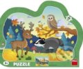 Puzzle deskové: Lesní zvířátka, Dino, 2019