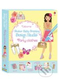 Sticker Dolly Dressing Design Studio Party Clothes - Fiona Watt (ilustrácie), Stella Baggott (ilustrácie), Antonia Miller (ilustrácie), Usborne, 2016