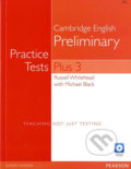 Practice Tests Plus - Cambridge English Preliminary 2016 w/ Multi-Rom & Audio CD Pack (w/ key) - Russell Whitehead, Pearson, 2016