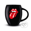 Čierný keramický oválny hrnčekThe Rolling Stones: Lips - Jazyk, , 2020