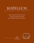 Šest snadných sonát pro klavír - Leopold Koželuh, Bärenreiter Praha, 2020