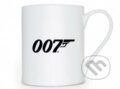 Biely keramický hrnček James Bond 007: Logo (). , 2015