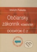 Občiansky zákonník (Komentár - Dodatok č. 2) - Imrich Fekete, Epos, 2009