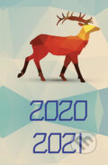 Diář školní: Polygonová zvířata, Happy Spirit, 2020