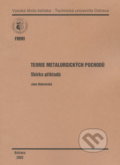 Kniha: Teorie metalurgických pochodů (Jana Dobrovská). VSB TU Ostrava, 2002