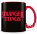 Čierny keramický hrnček Stranger Things: Logo (). , 2019