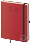 Diář 2021: New Praga červená, A5 týdenní, Helma365, 2020