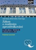 Zákon o realitním zprostředkování - Lukáš Slanina, Michal Pazdera, Tomáš Grygar, Leges, 2020