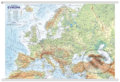 Evropa nástěnná obecně zeměpisná mapa (Kartografie Praha). Kartografie Praha, 2020