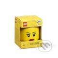 LEGO úložná hlava (velikost L) - dívka, LEGO, 2020