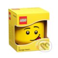 Úložný box ve tvaru hlavy LEGO panáčka - chlapce. Ikonický tvar boxu může dětem posloužit pro uložení LEGO kostek, menších hraček, nebo třeba bonbonů. Rozměry: průměr 240 x 268 mm. Materiál: polypropylen (PP). Vyrobeno bez použití BPA, ftalátů a PVC., LEGO, 2020