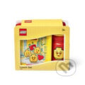 LEGO ICONIC Girl desiatový set (fľaša a box) - žltá/červená, LEGO, 2020