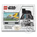 LEGO Stationery Star Wars Naboo Starfighter - zápisník s perom a stavebnicou, LEGO, 2020