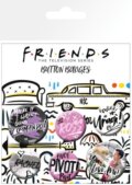 Placka Friends: Doodle set 6 placiek, , 2020