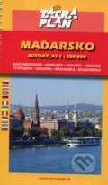 Maďarsko autoatlas 1:250 000 (TATRAPLAN). TATRAPLAN, 2010