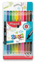 Maped - Liner Graph Peps Deco 0,4 mm - mix barev 10 ks, Maped, 2020