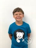 Svietiace tričko Deťom s rakovinou: Detské modré - ocean depth, Lemur, 2020