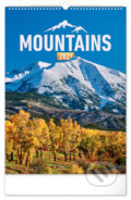 Nástěnný kalendář Mountains 2021, Presco Group, 2020