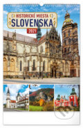 Nástenný kalendár Historické miesta Slovenska 2021, Presco Group, 2020