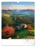 Nástenný kalendár Čarokrásne Slovensko 2021, Presco Group, 2020