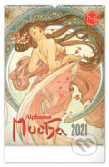 Nástěnný kalendář Alphonse Mucha 2021 - Alfons Mucha, Presco Group, 2020