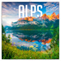 Poznámkový nástěnný kalendář Alps 2021, Presco Group, 2020