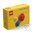 LEGO  věšák na zeď, 3 ks - žlutá, modrá, červená, LEGO, 2020