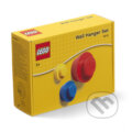 LEGO  věšák na zeď, 3 ks - žlutá, modrá, červená (LEGO)