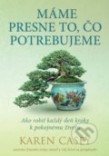 Kniha: Máme presne to, čo potrebujeme (Karen Casey). Eastone Books, 2020