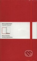 Moleskine - stredný zápisník s priehradkami (červený), Moleskine